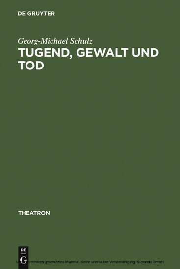 Tugend, Gewalt und Tod main product photo