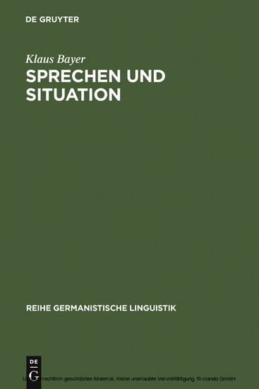 Sprechen und Situation main product photo