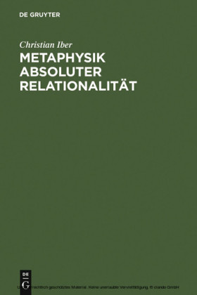 Metaphysik absoluter Relationalität