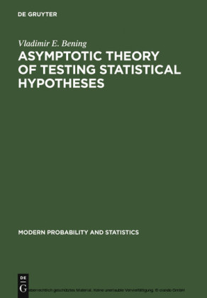 Asymptotic Theory of Testing Statistical Hypotheses