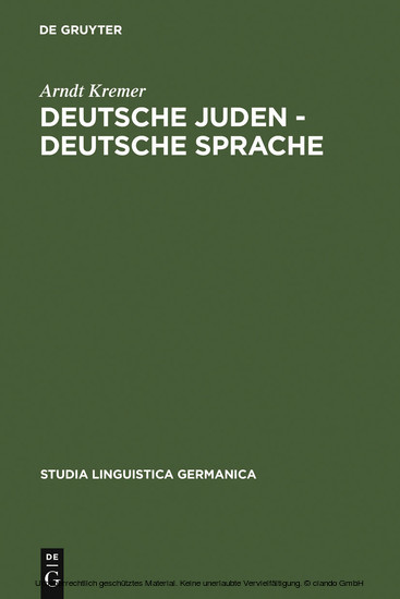 Deutsche Juden - deutsche Sprache main product photo