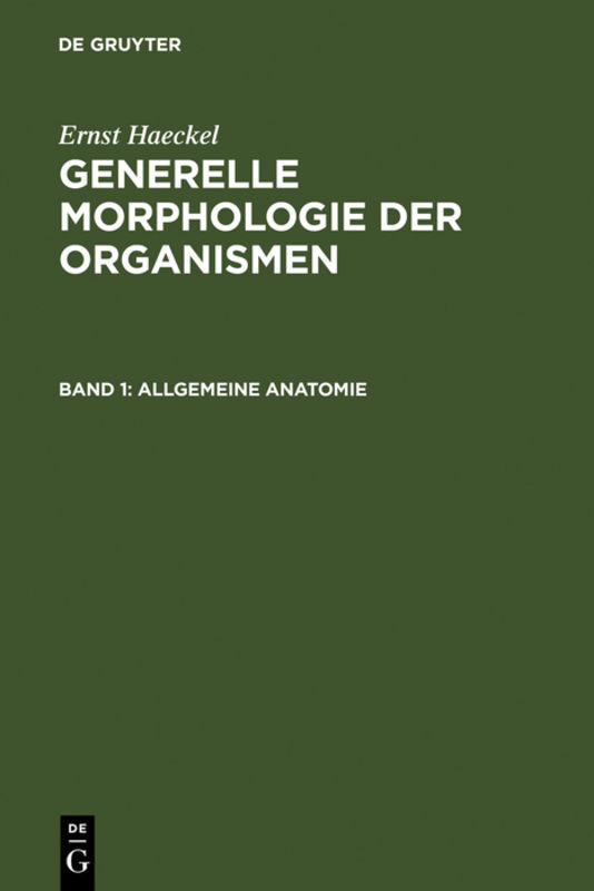 Generelle Morphologie der Organismen main product photo