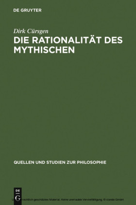 Die Rationalität des Mythischen