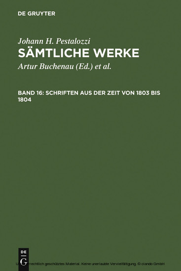 Schriften aus der Zeit von 1803 bis 1804 main product photo