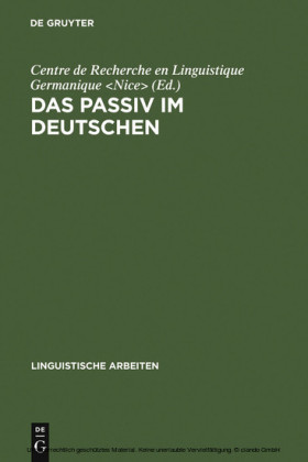 Das Passiv im Deutschen