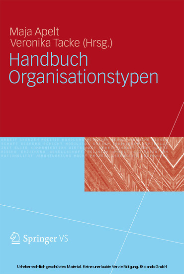 Handbuch Organisationstypen main product photo