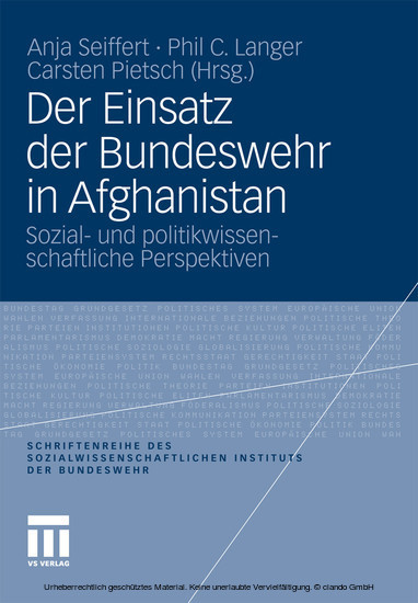 Der Einsatz der Bundeswehr in Afghanistan main product photo