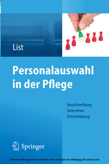 Personalauswahl in der Pflege main product photo