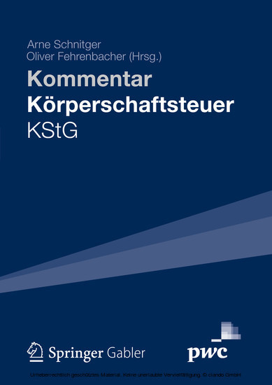 Kommentar Körperschaftsteuer KStG main product photo