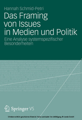 Das Framing von Issues in Medien und Politik