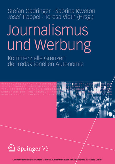 Journalismus und Werbung main product photo