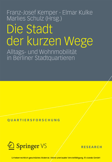 Die Stadt der kurzen Wege main product photo