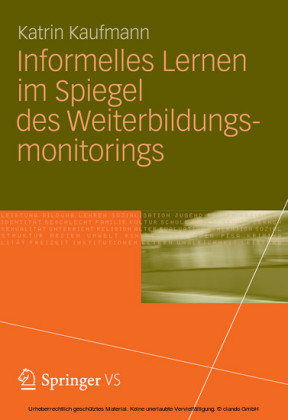 Informelles Lernen im Spiegel des Weiterbildungsmonitorings