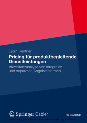 Pricing für produktbegleitende Dienstleistungen