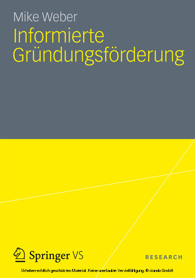 Informierte Gründungsförderung main product photo
