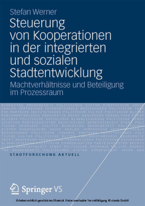Steuerung von Kooperationen in der integrierten und sozialen Stadtentwicklung