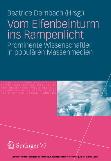Vom Elfenbeinturm ins Rampenlicht main product photo