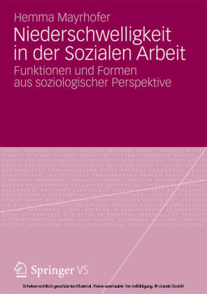 Niederschwelligkeit in der Sozialen Arbeit