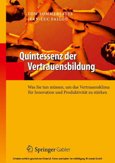 Quintessenz der Vertrauensbildung main product photo