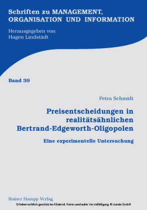 Preisentscheidungen in realitätsähnlichen Bertrand-Edgeworth-Oligopolen