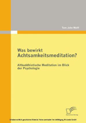 Was bewirkt Achtsamkeitsmeditation? Altbuddhistische Meditation im Blick der Psychologie