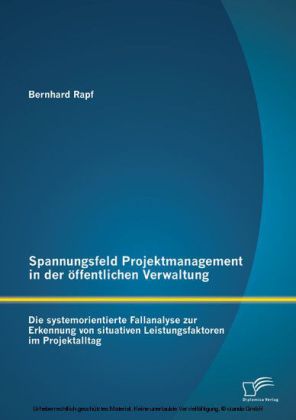 Spannungsfeld Projektmanagement in der öffentlichen Verwaltung: Die systemorientierte Fallanalyse zur Erkennung von situativen Leistungsfaktoren im Projektalltag