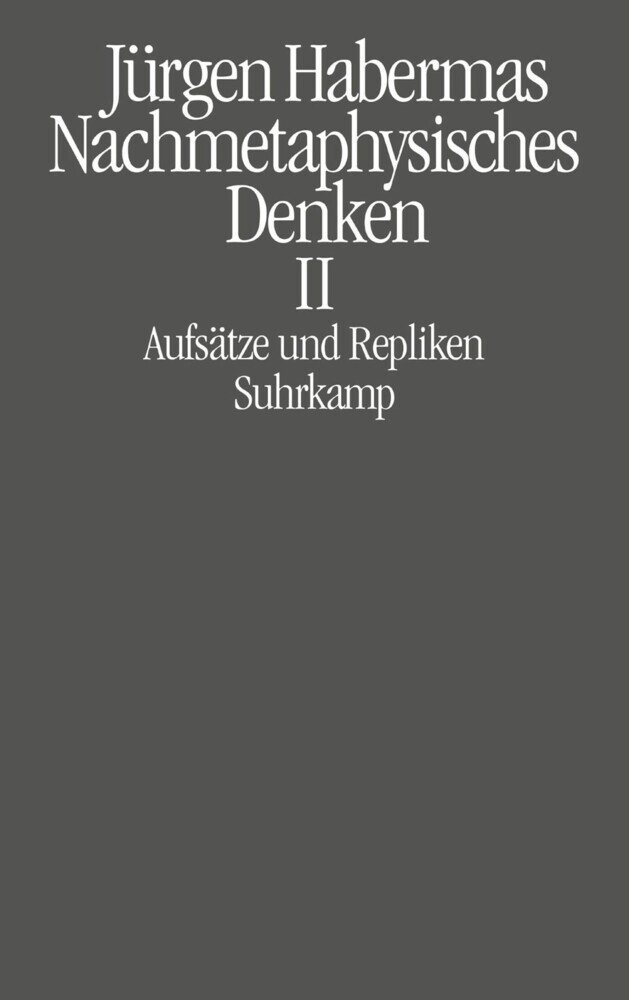 Nachmetaphysisches Denken II main product photo