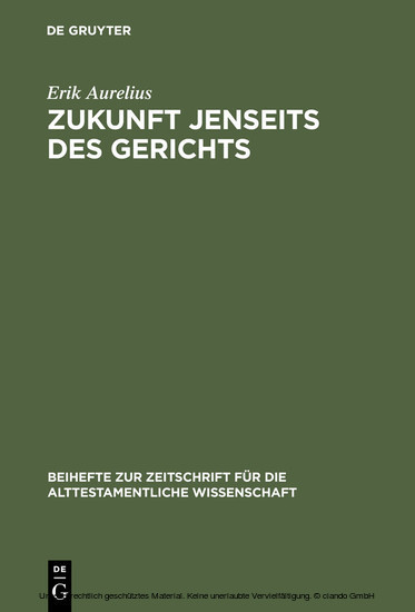 Zukunft jenseits des Gerichts main product photo