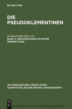 Rekognitionen in Rufins Übersetzung
