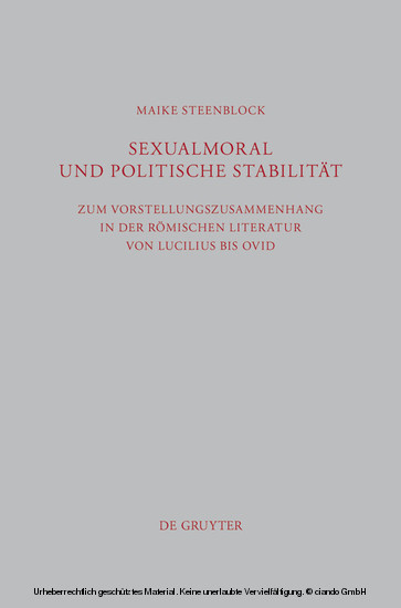Sexualmoral und politische Stabilität main product photo