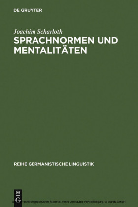 Sprachnormen und Mentalitäten
