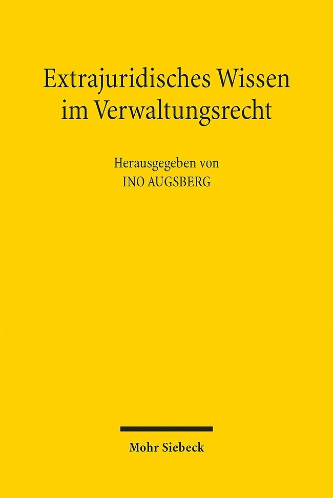 Extrajuridisches Wissen im Verwaltungsrecht main product photo