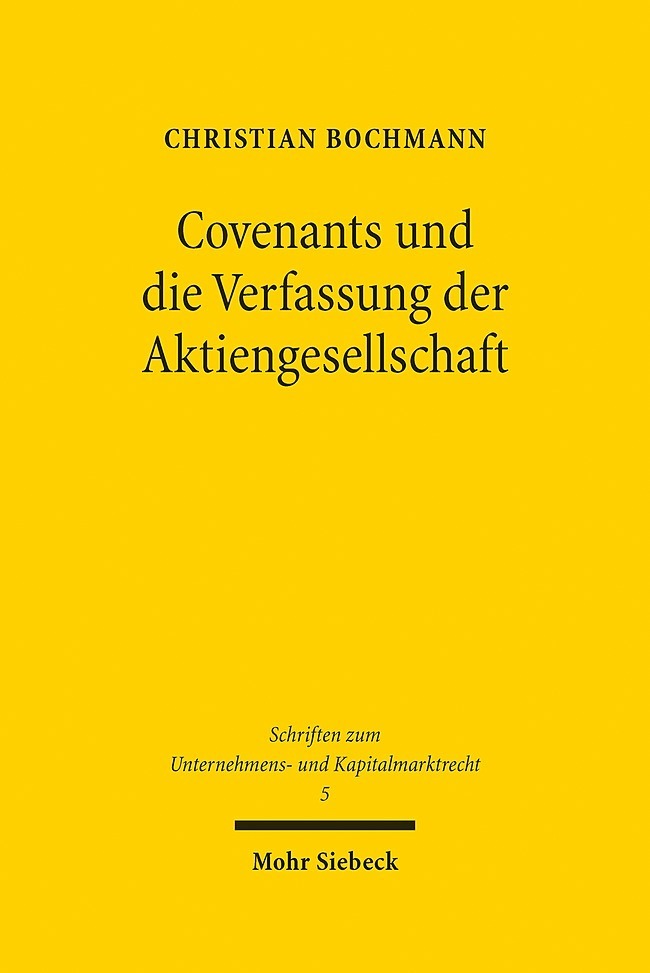 Covenants und die Verfassung der Aktiengesellschaft main product photo