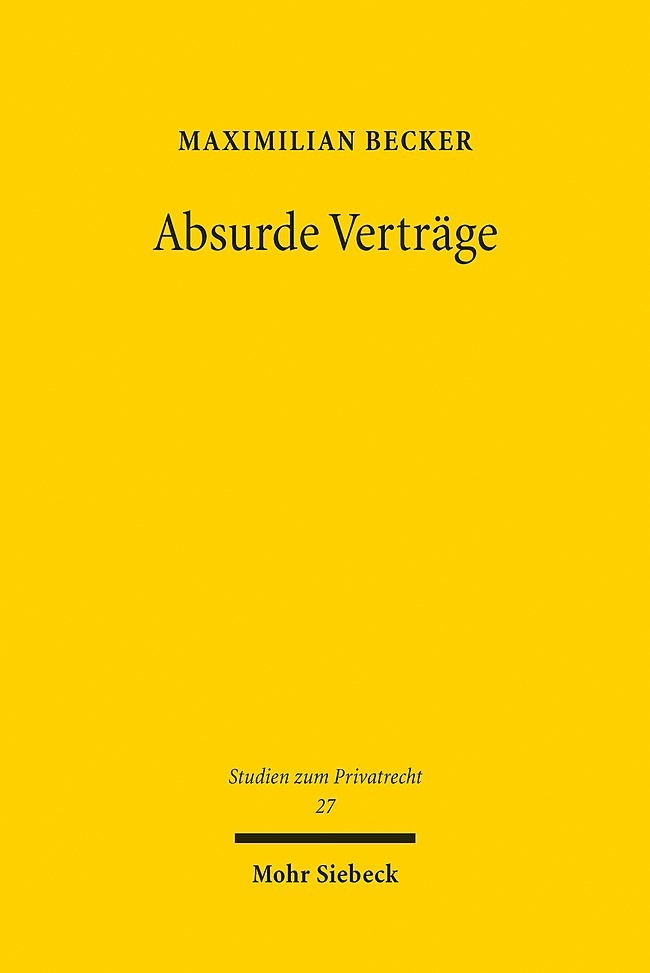 Absurde Verträge main product photo