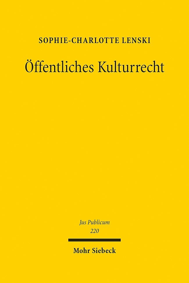 Öffentliches Kulturrecht main product photo