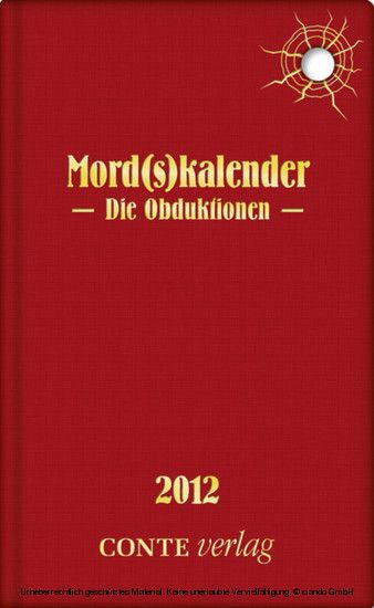 Mord(s)kalender 2012 - Die Obduktionen main product photo