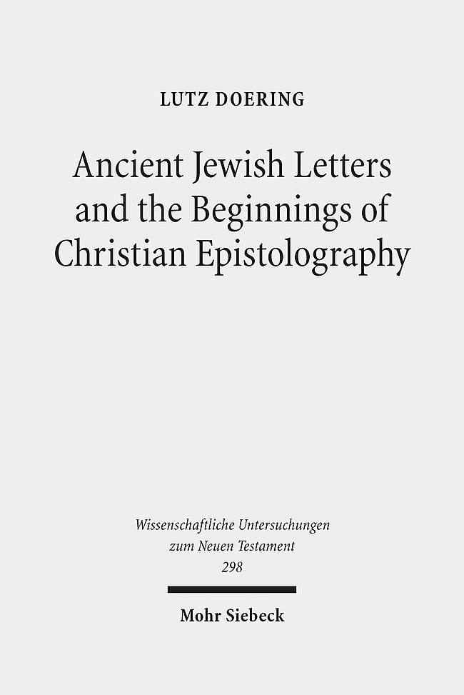 Ancient Jewish Letters and the Beginnings of Christian Epistolography main product photo