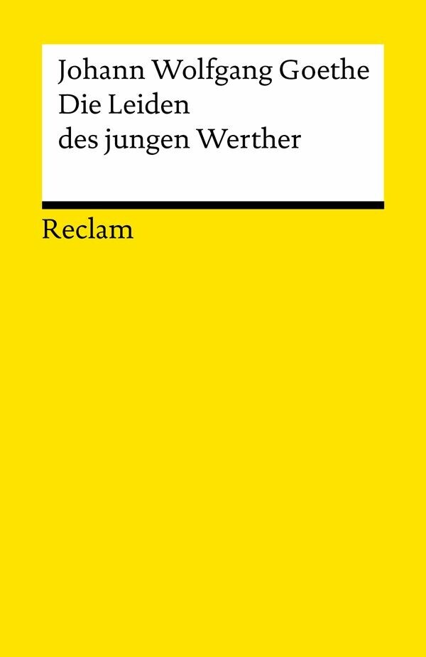 Die Leiden des jungen Werther main product photo