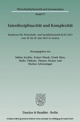 Interdisziplinarität und Komplexität.