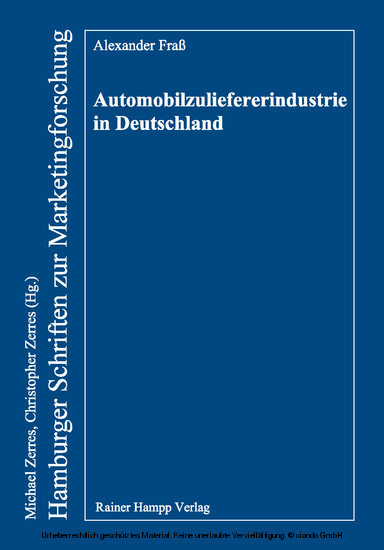 Automobilzuliefererindustrie in Deutschland main product photo