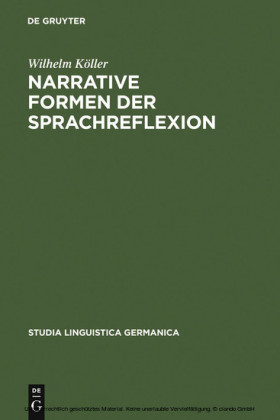 Narrative Formen der Sprachreflexion