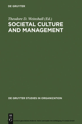 Societal Culture and Management