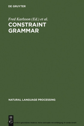 Constraint Grammar