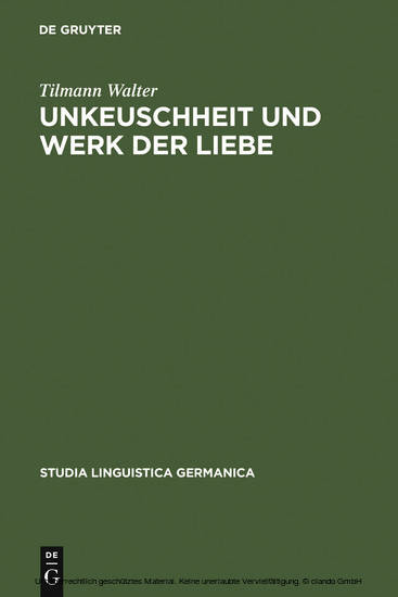 Unkeuschheit und Werk der Liebe main product photo