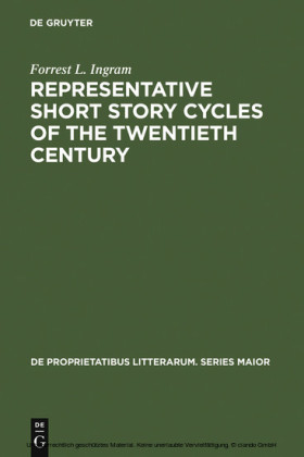 Representative Short Story Cycles of the Twentieth Century