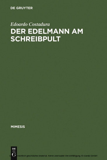 Der Edelmann am Schreibpult main product photo