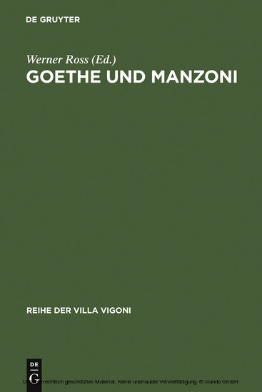 Goethe und Manzoni main product photo