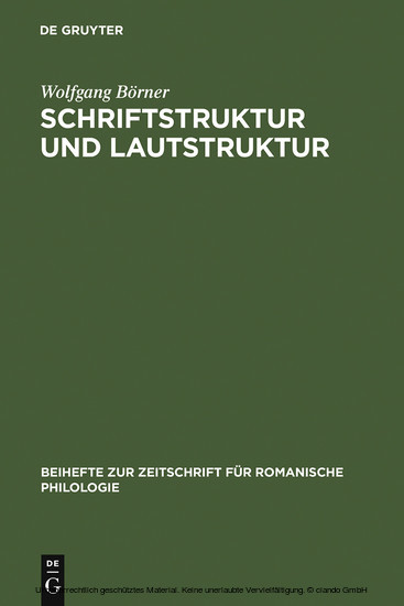 Schriftstruktur und Lautstruktur main product photo