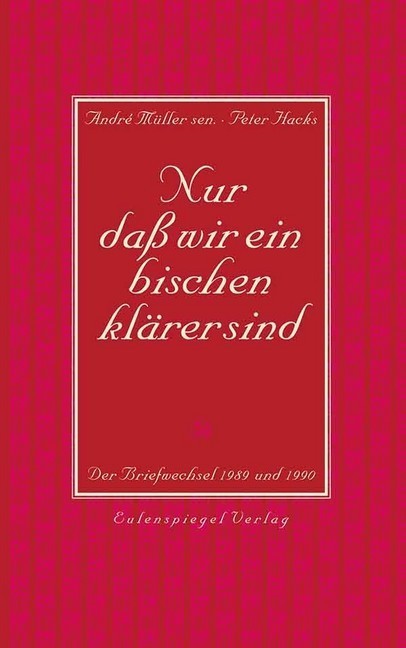 Nur daß wir ein bischen klärer sind main product photo