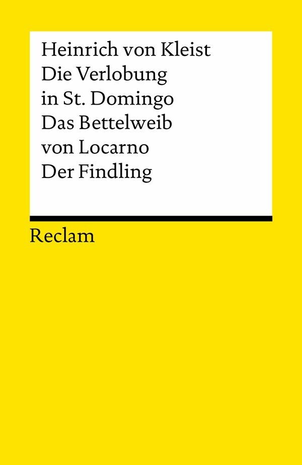 Die Verlobung in St. Domingo. Das Bettelweib von Locarno. Der Findling main product photo